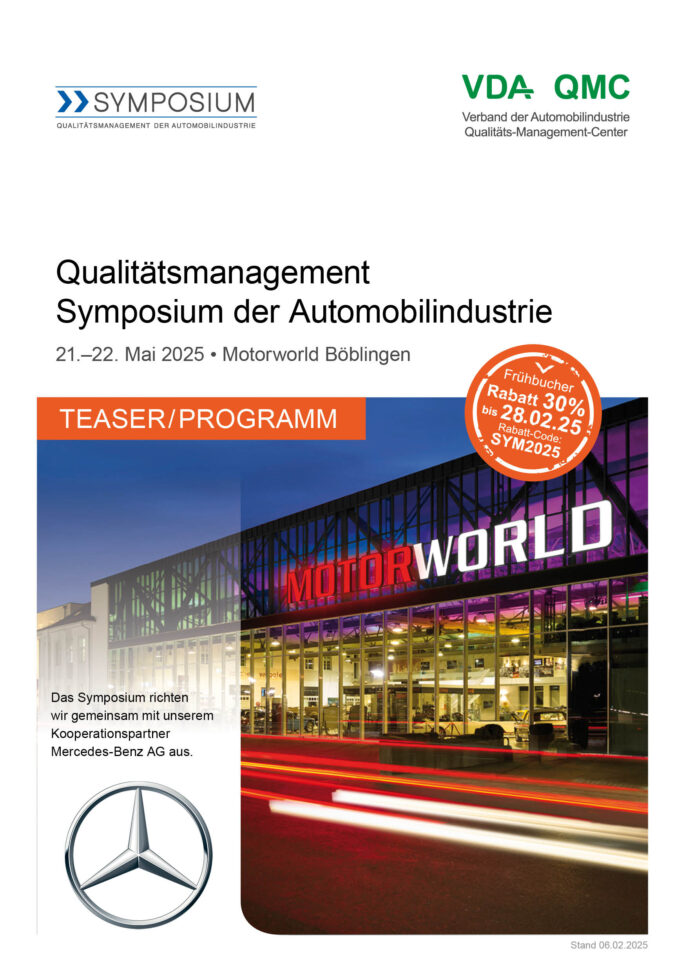 Qualitätsmanagement Symposium der Automobilindustrie