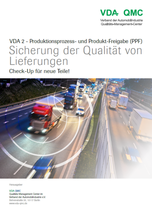 Vda Rpp VDA 2 – Produktionsprozess und Produktfreigabe (ID 410) – VDA QMC