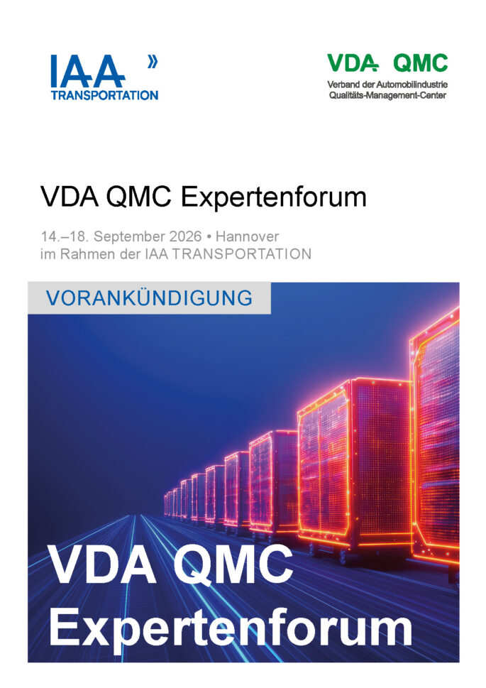 VDA QMC Expertenforum auf der IAA Transportation 2026